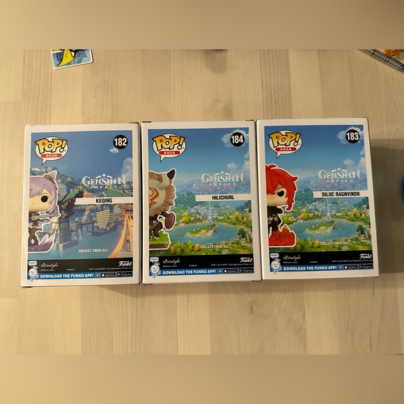 SDCC 2023 Funko Genshin Impact lot of 3 all pre-release exclusives! - Picture 12 of 16